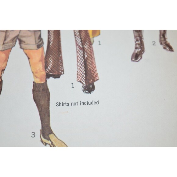 Vtg Simplicity Pattern 9529 Men's Pants Knickers Shorts 1970's Retro Uncut - Picture 4 of 6